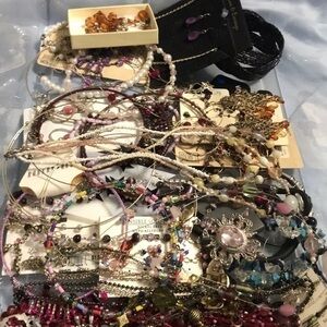 Bundle of costume jewelry